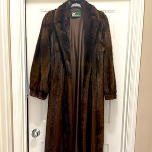 Beautiful David Green Full Length Mink Coat